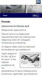 Mobile Screenshot of okholm-aps.dk